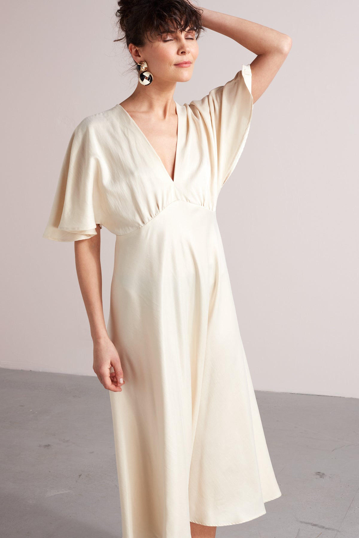 cream butterfly dress amandajo16 on LTK