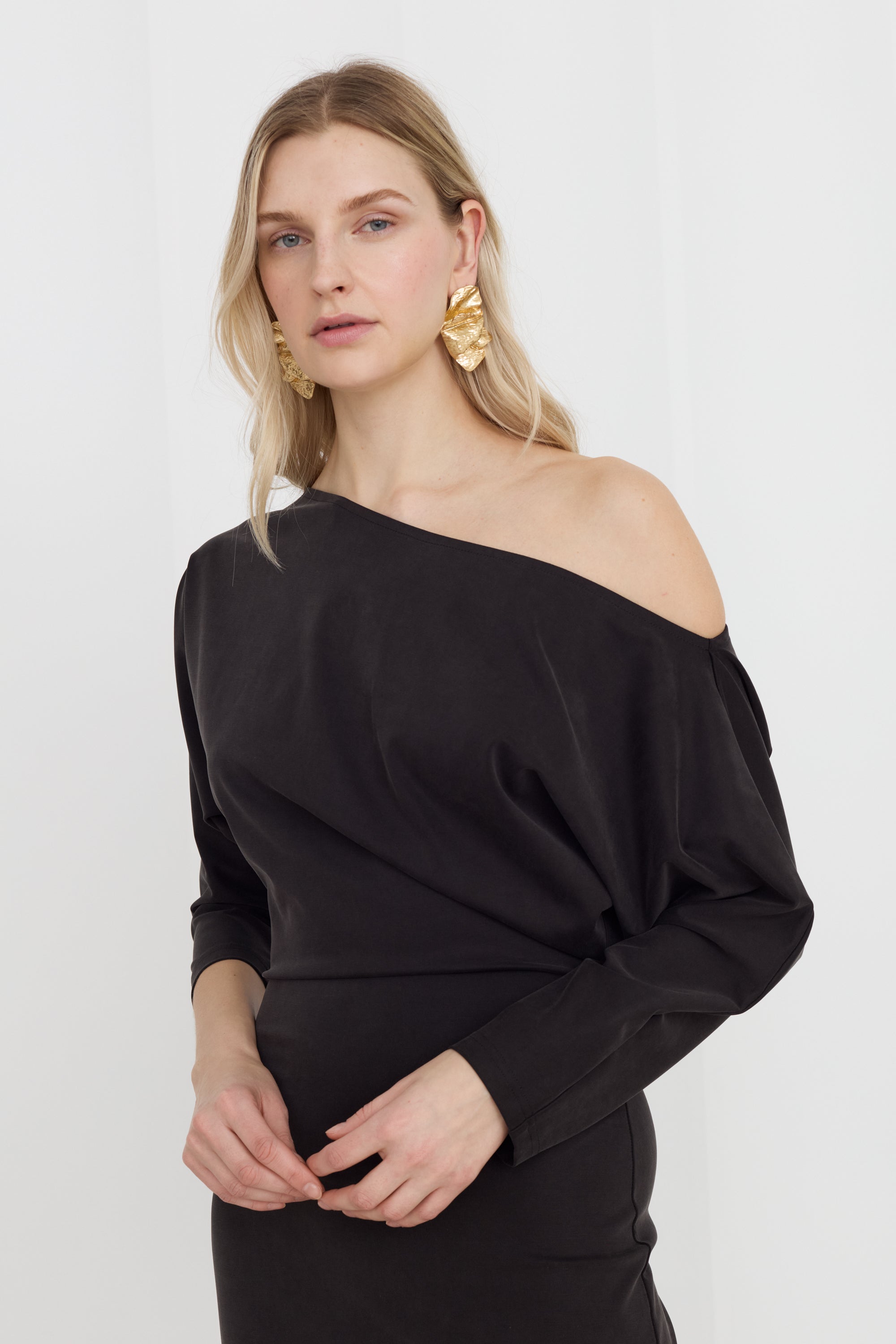 off shoulder jersey dress Clarisse -811160 Strapless Off Shoulder Jersey Mermaid Dress 8 / ROYAL
