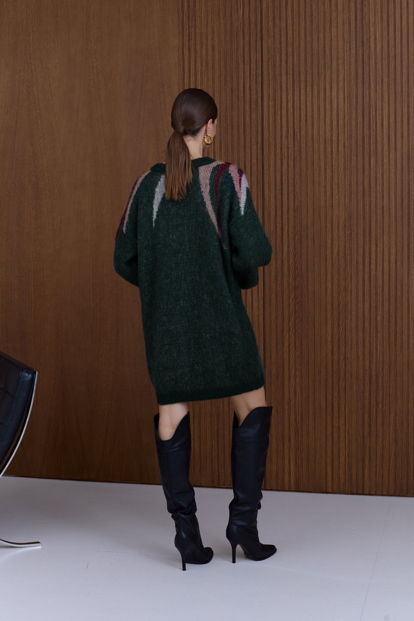 FLORA Knitted Floral One Size Dress