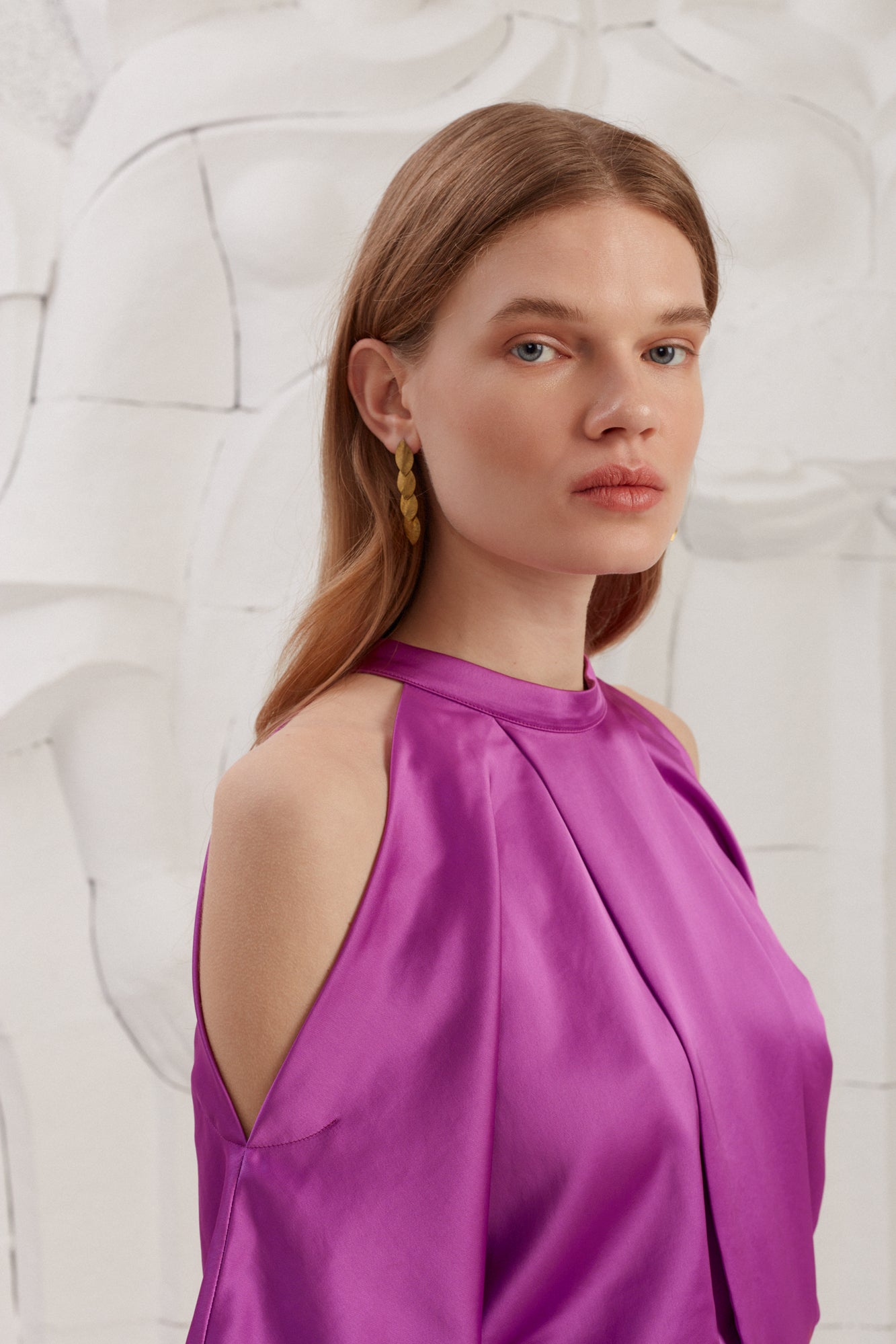 Fuchsia pink dress