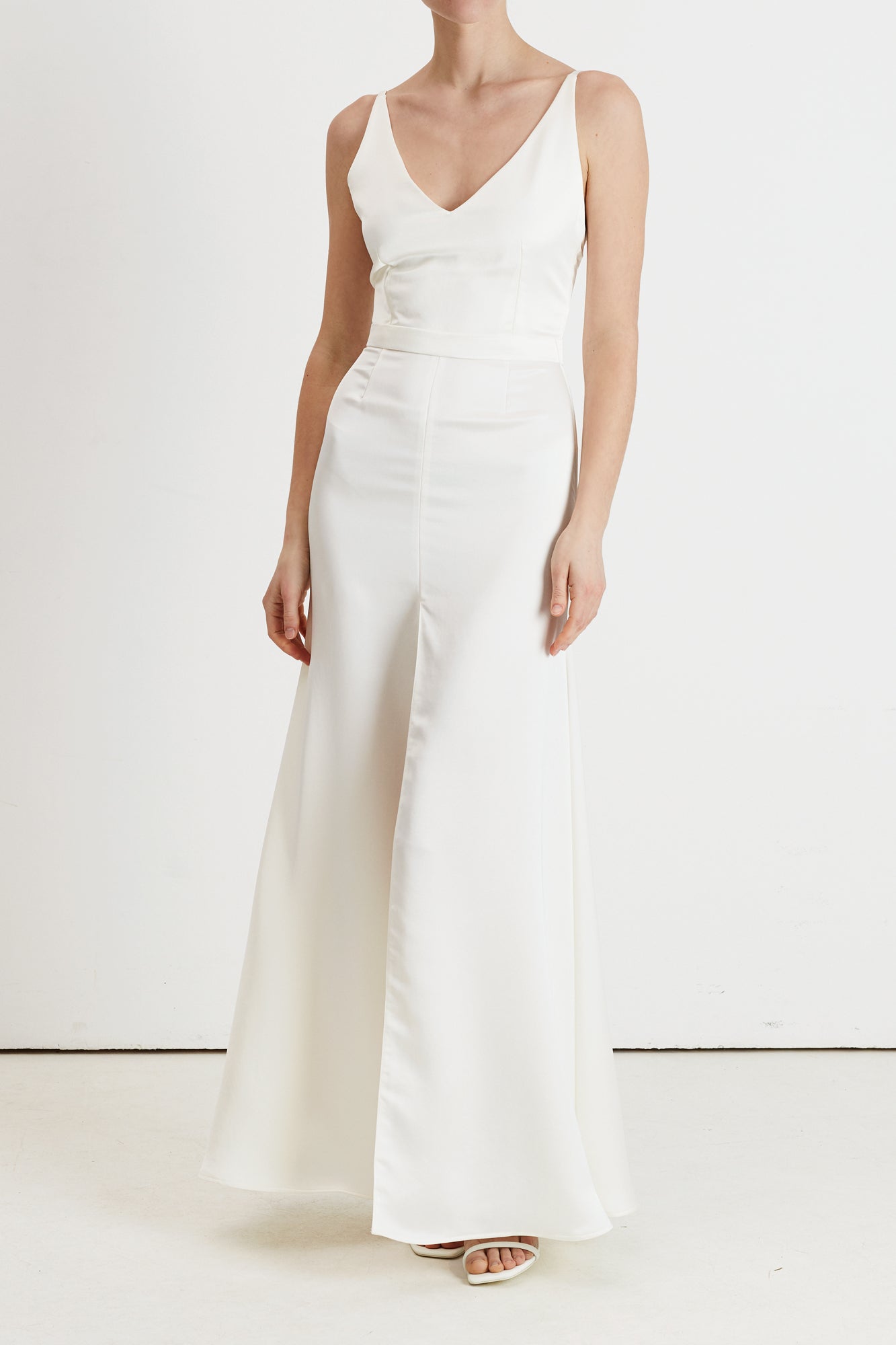 DELINA maxi flared wedding dress