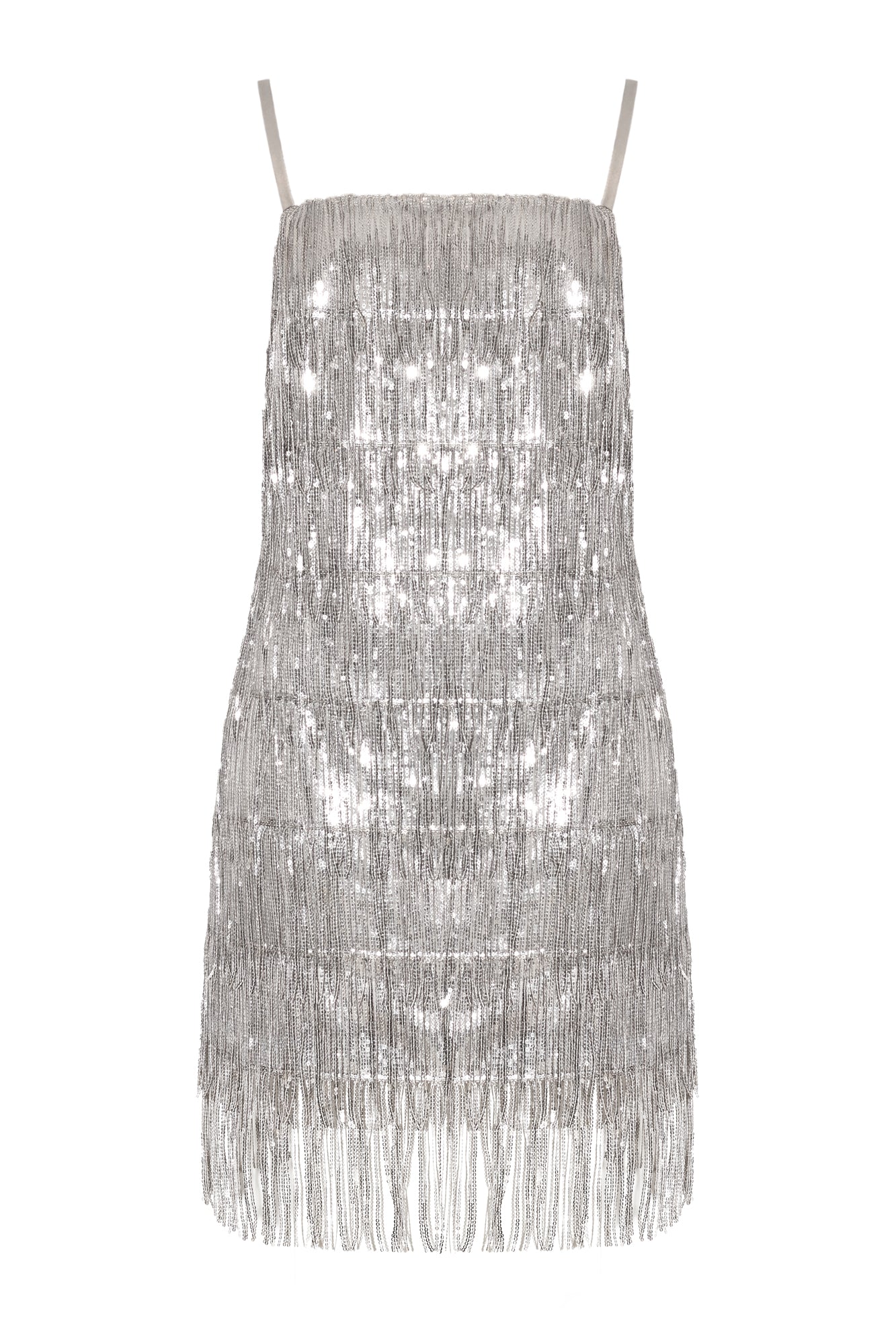 Sequin Fringe Cocktail Dress