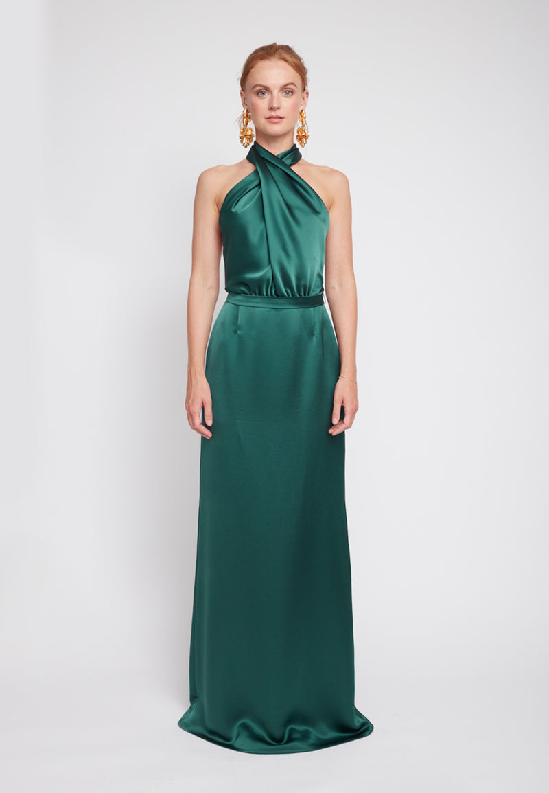 Classic Green Gown for Special Occasions