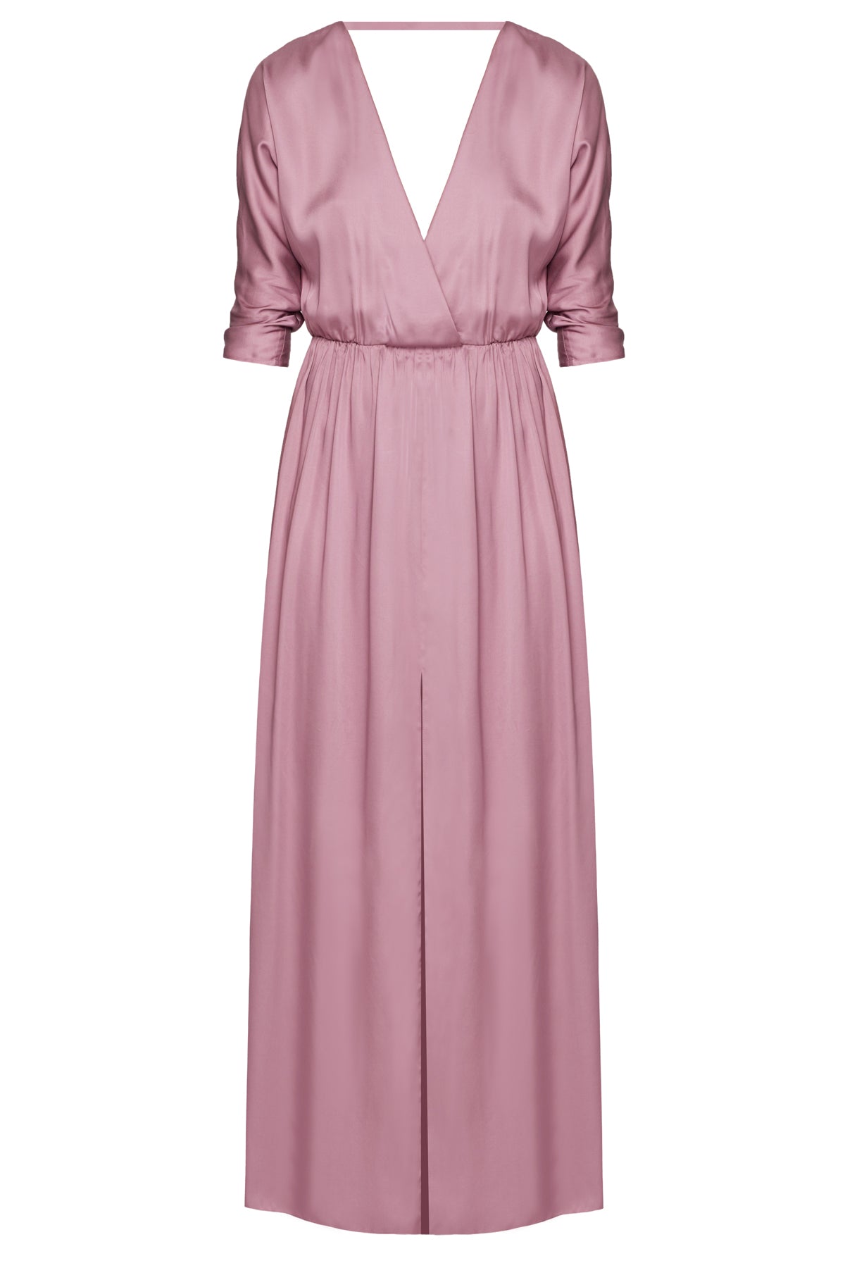 CECILIA oversized kimono sleeve maxi dress in purple