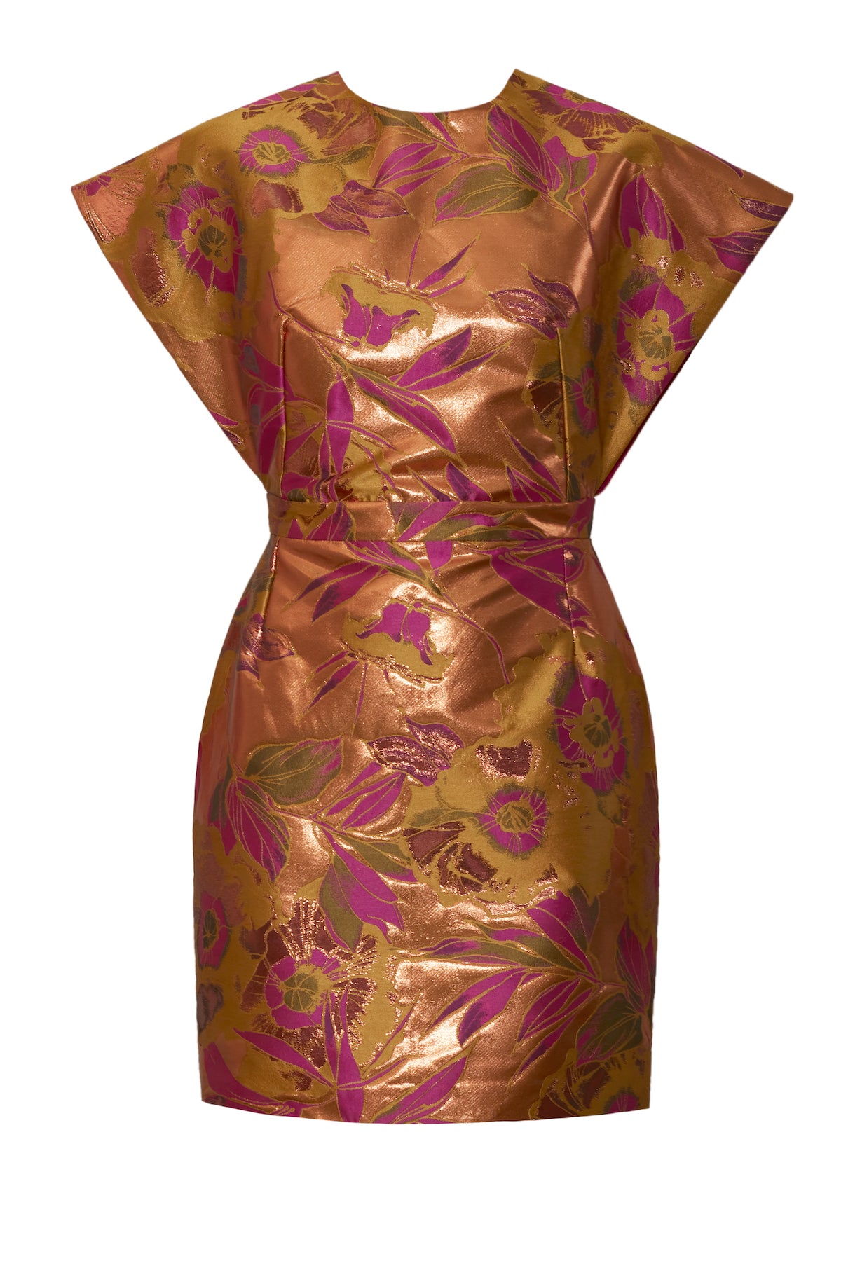 Handmade Pink gold kimono top dress CALI