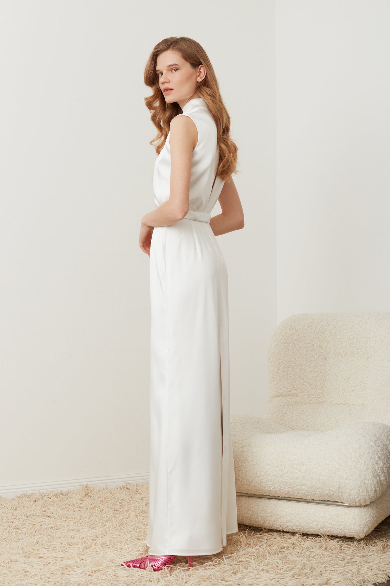 BLANCA off white maxi wedding dress