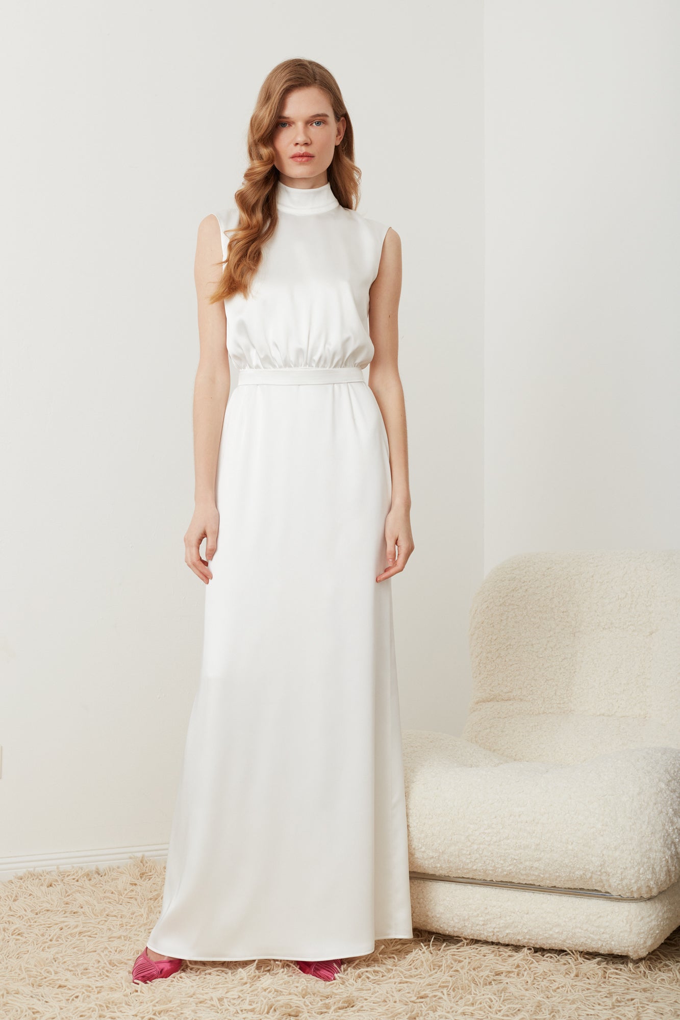 BLANCA off white maxi wedding dress